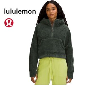 Lululemon Athletica Forest Green Fleece Hoodie
